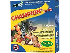  Pořadí 	 1 Název 	 Champion 50 WG 3x20g