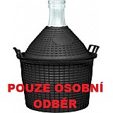 Demižon 5 L chráněný plastovým obalem